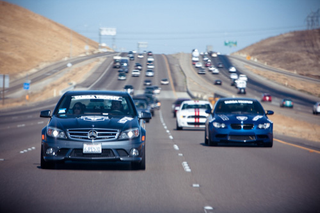 Illustration for article titled Lambos and Ferraris Let Loose on California Roads. Welcome to Targa Trophy